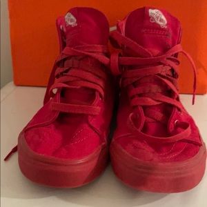 Red High Top Vans